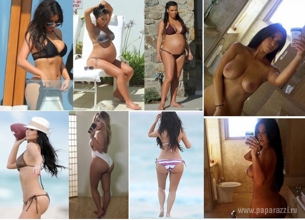 В сети продолжают появляться новые снимки без цензуры Ким Кардашян для фотосесии LOVE