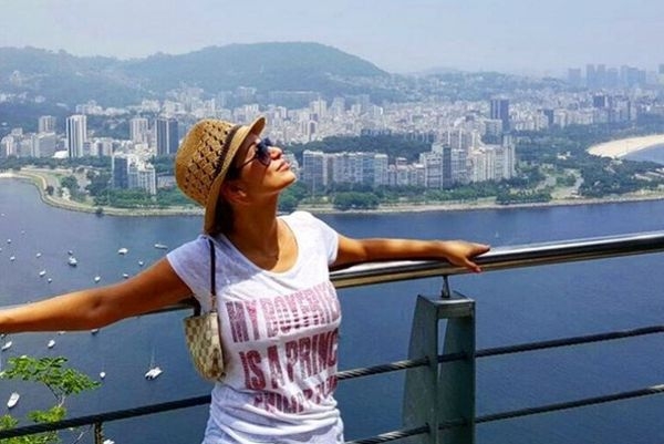 Ольга Орлова отметила свой 38-ой день рождения в Бразилии