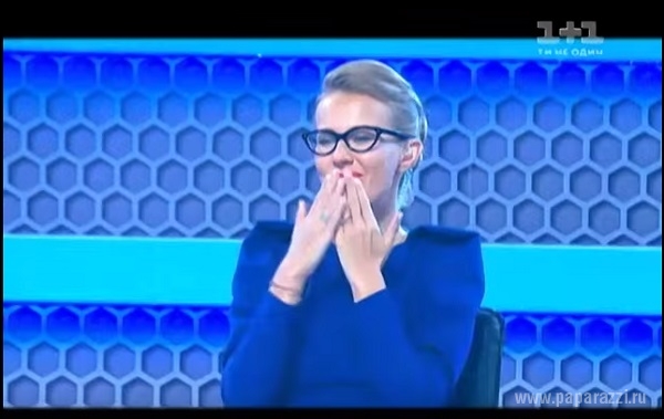 Ксения Собчак стала звездой украинского телевидения