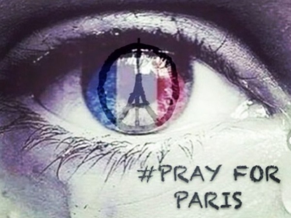      -    #prayforparis