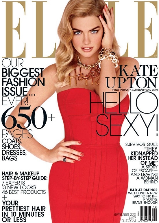 Роскошная Кейт Аптон появилась на обложке журнала ELLE