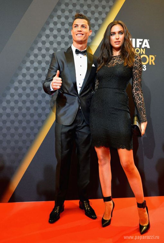 Криштиану Роналду и его невеста Ирина Шейк не смогли сдержать слез на вручении "Золотого мяча"