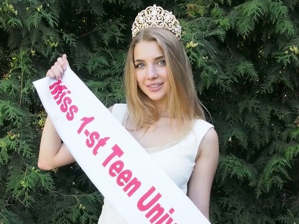 Анастасия Михайлюта завоевала титул Miss 1-st Teen Universe 2015