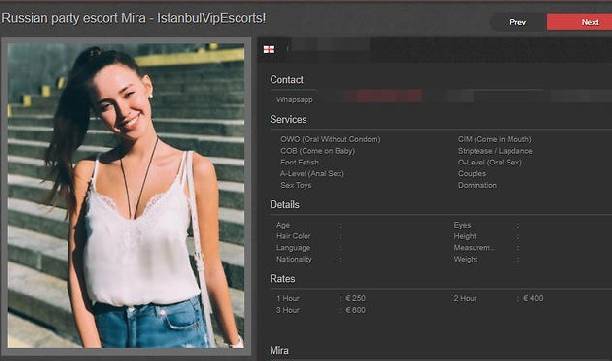 Анастасию Костенко нашли на сайте эскорт услуг