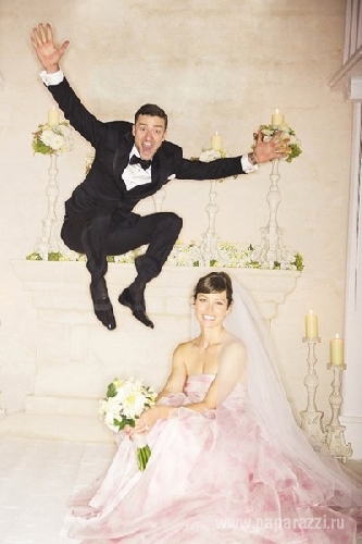 В Интернете появились первые съемки со свадьбы Джастина Тимберлейка и Джессики Бил