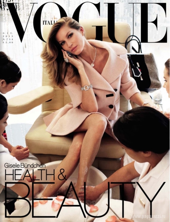 Жизель Будхен показала работу модели со стороны журналу Vogue