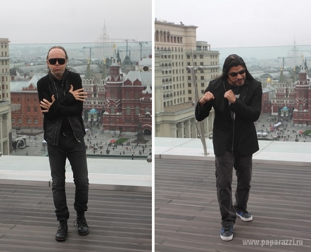 Metallica помокла на московской крыше и оттянулась в московском ресторане