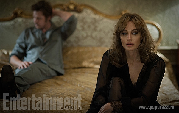 В сеть попали эксклюзивные кадры со съемок нового фильма Анджелины Джоли и Брэда Питта
