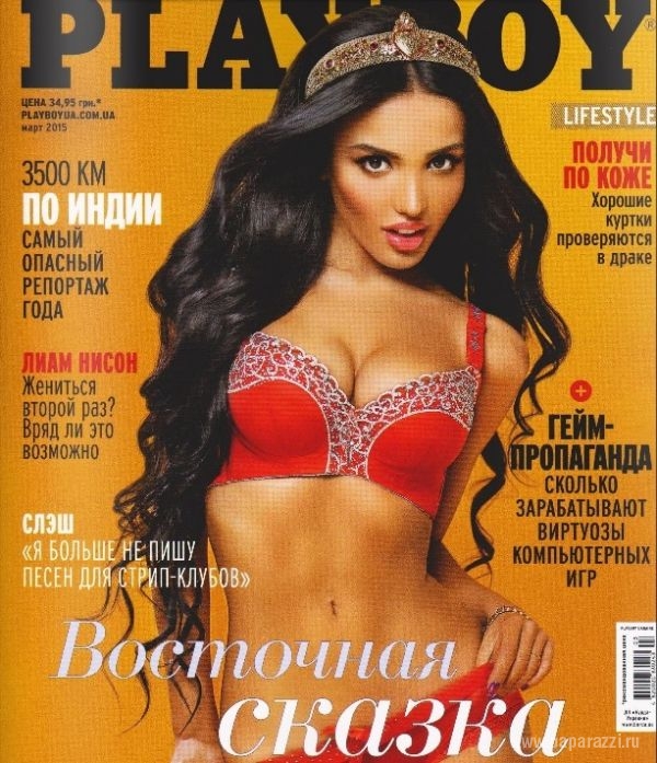 Модель из Киева Ясмин Кадери снялась для журнала Playboy