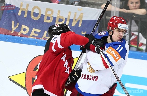 Сборная России по хоккею ушла с церемонии награждения, не дождавшись гимна сборной Канады