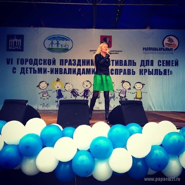Виктория Ланевская выступила на VI благотворительном фестивале «Расправь крылья!»