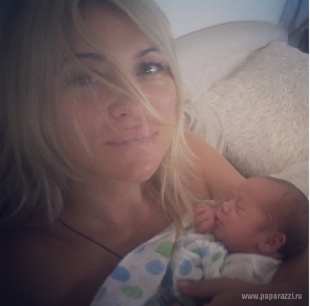 Виктория Макарская устроила фотосессию новорожденному сыну