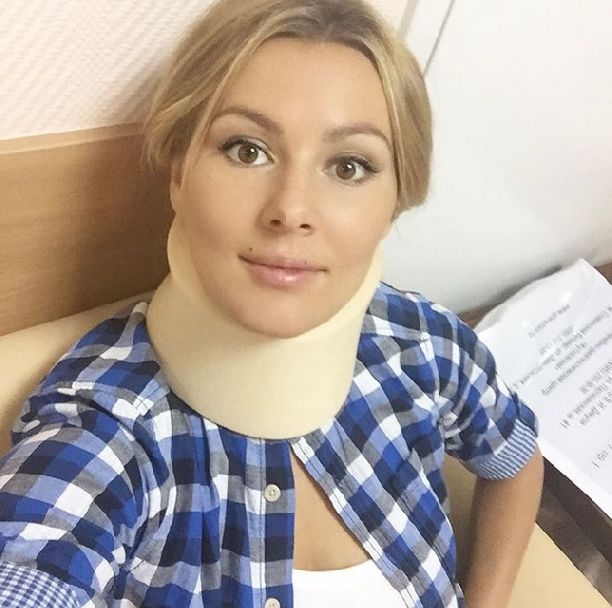 Мария Кожевникова оказалась в больнице с травмой шеи