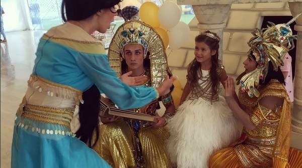 Джиган и Оксана Самойлова организовали королевский праздник в честь 5-летия дочери