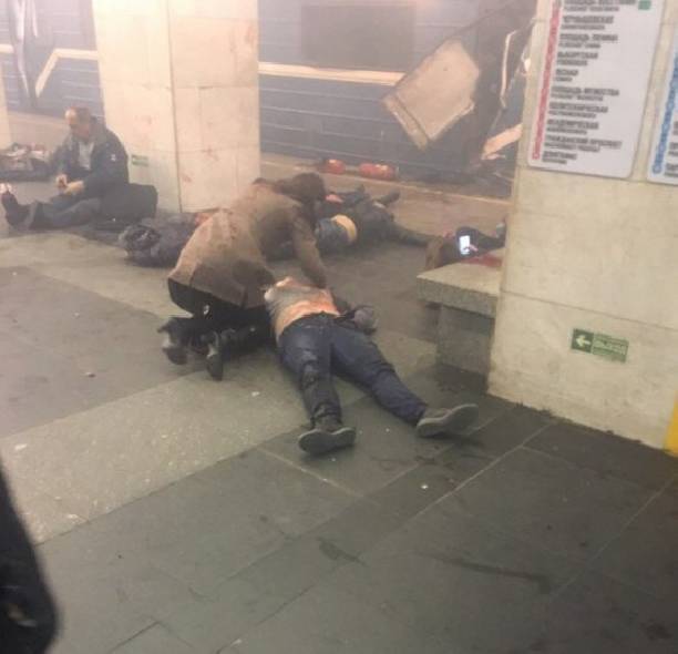 Татьяна Африкантова первой выложила видео взрыва в метро Санкт-Петербурга
