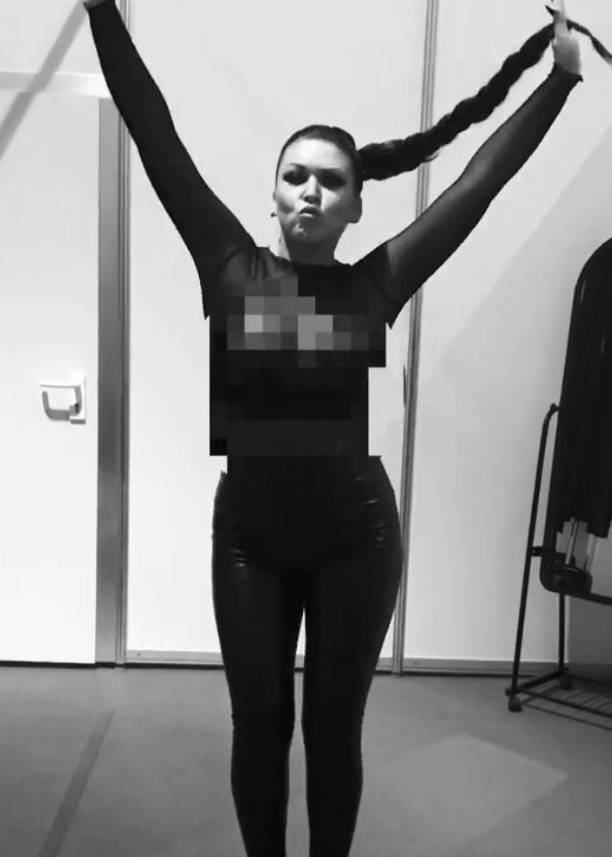 Ирина Дубцова вынуждена использовать цензуру в своем новом видео