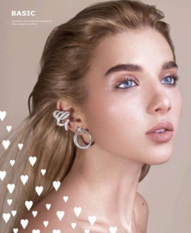Модель из России Анастасия Михайлюта презентовала новую коллекцию ювелирных украшений от Dior