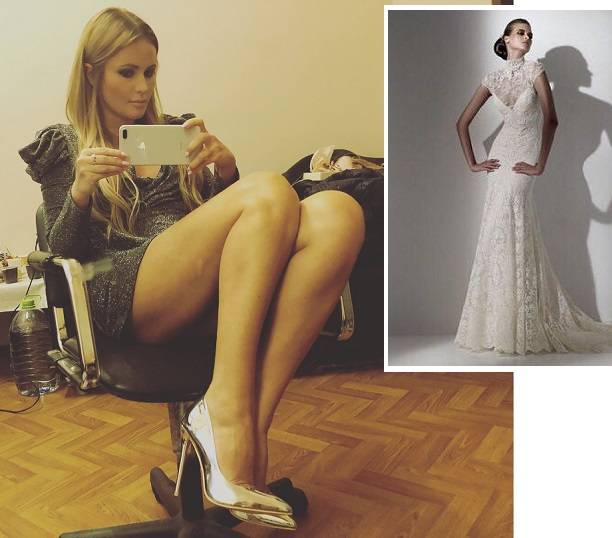Дана Борисова продает свадебное платье