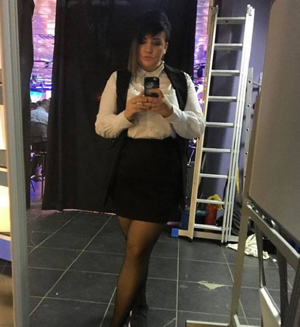 Саша Черно опубликовала фото, где ее вес составлял 143 кг