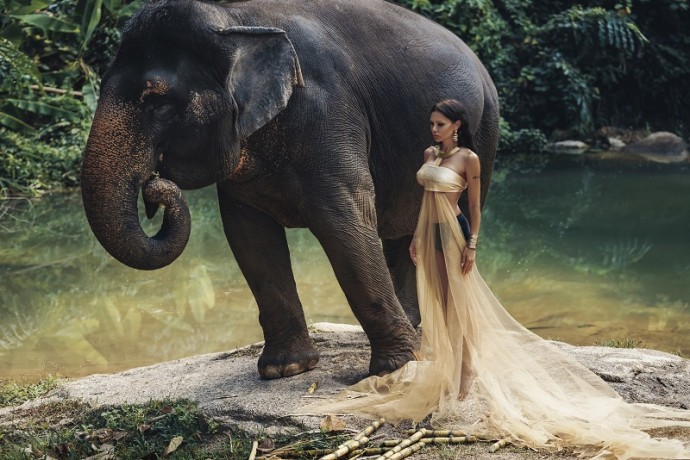 Елена Галицына снялась в фантастической фотосессии в Таиланде