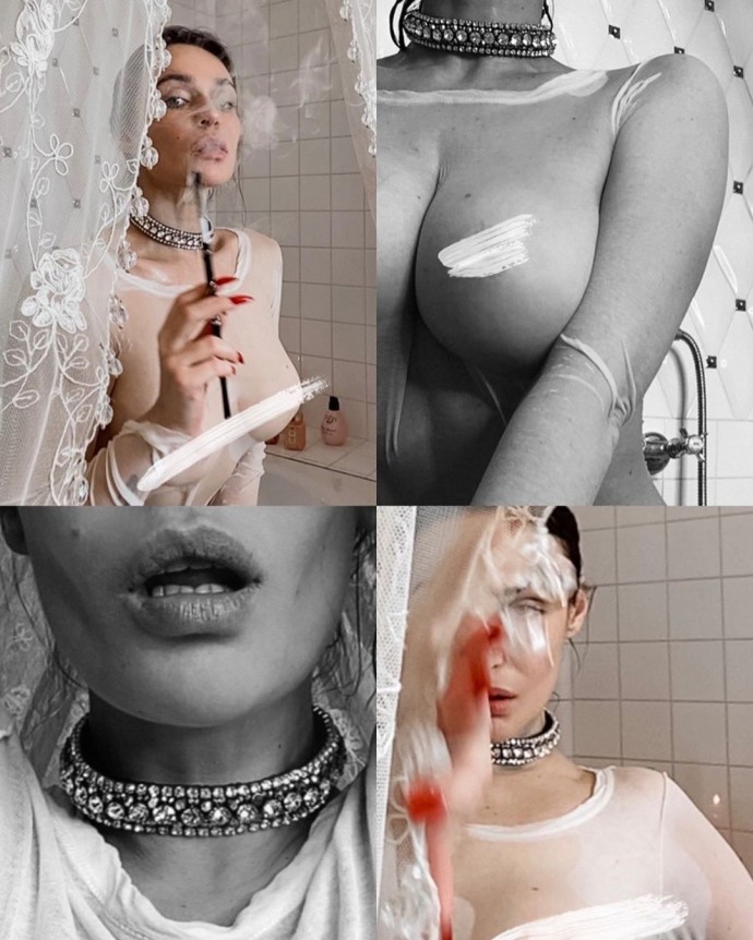 Алена Водонаева устроила провокационную фотосессию в ванной комнате