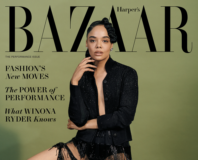 Фантастическая Тесса Томпсон демонстрирует дерзкие позы для журнала Harper’s Bazaar