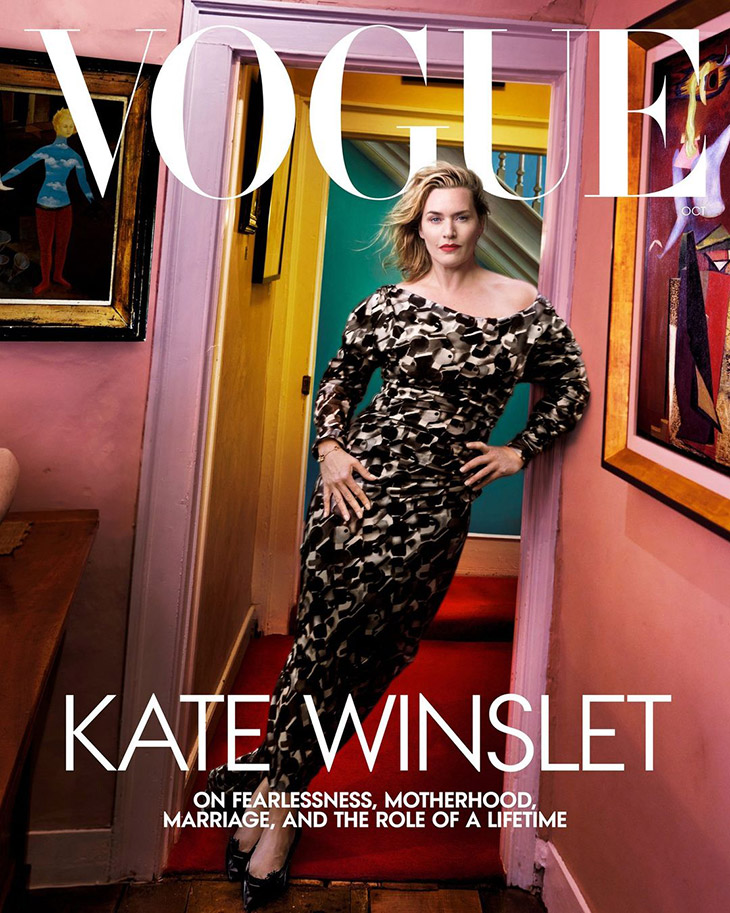 Кейт Уинслет для Vogue: «Мне пришлось быть чертовски смелой ради съёмки обнаженной сцены»