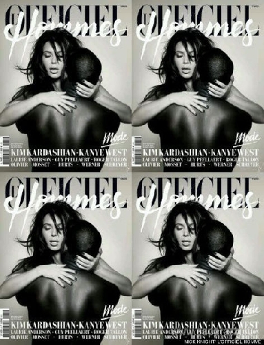 Ким Кардашьян и Кани Уэст продемонстрировали любовь в журнале L’Officiel