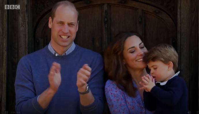 Кейт Миддлтон и принц Уильям показали детей и вышли на связь через Интернет