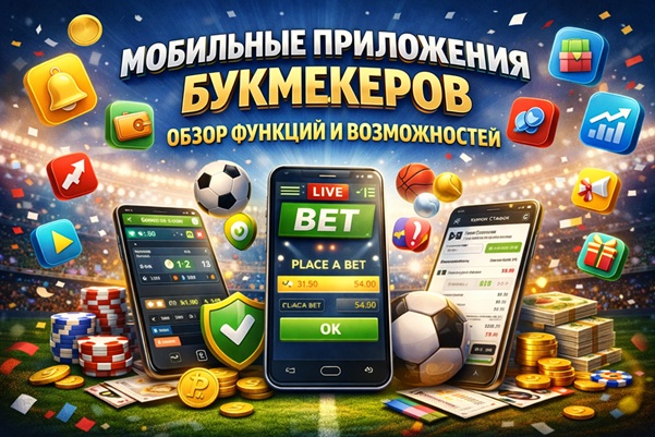 Мобильные приложения букмекеров: обзор функций и возможностей