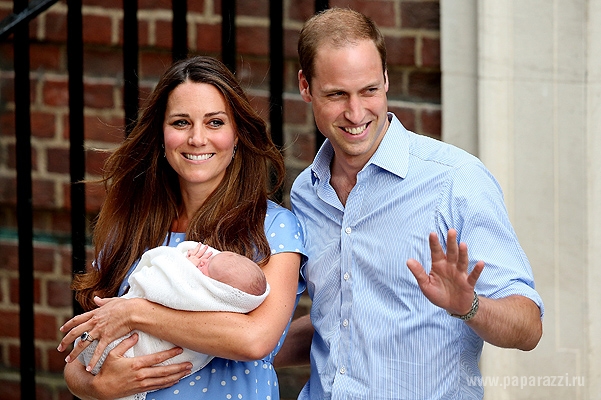 Кейт Миддлтон и Принц Уильям впервые показали сына