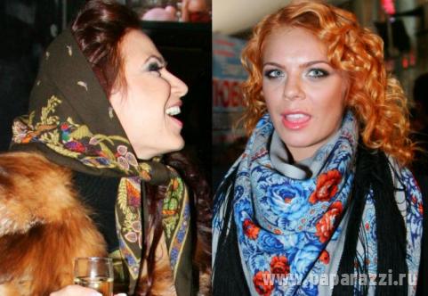 Битва платков: Эвелина Бледанс и Анастасия Стоцкая Битва платков: Эвелина Бледанс и Анастасия Стоцкая