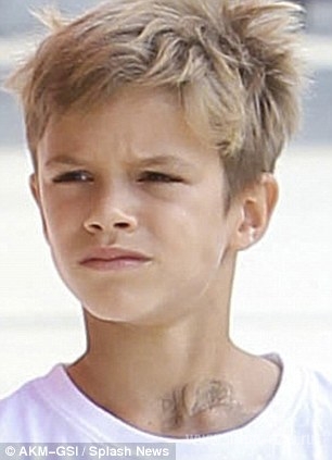 10-летний сын Дэвида Бекхэма похвастался новой татуировкой