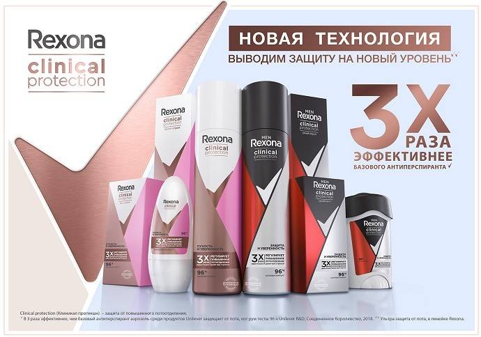 Rexona Clinical Protection – выводим защиту на новый уровень