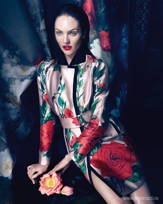 Кэндис Свейнпол появилась в образе Снежной королевы для Blumarine Кэндис Свейнпол появилась в образе Снежной королевы для Blumarine