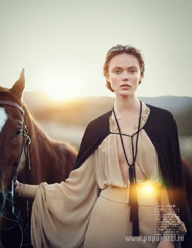 Фрида Густавссон в образе амишей для Vogue Japan Фрида Густавссон в образе амишей для Vogue Japan