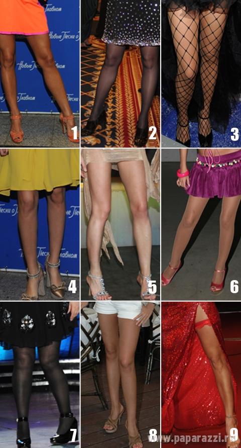 У кого самые красивые ножки?