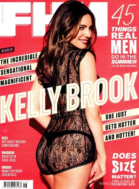 Келли Брук появилась на обложке июньского журнала FHM