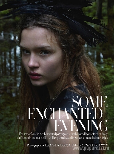 Фотосессия средневековой леди для Harper's Bazaar Фотосессия средневековой леди для Harper's Bazaar