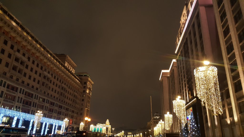 Новогодняя Москва 2019 год центр 1