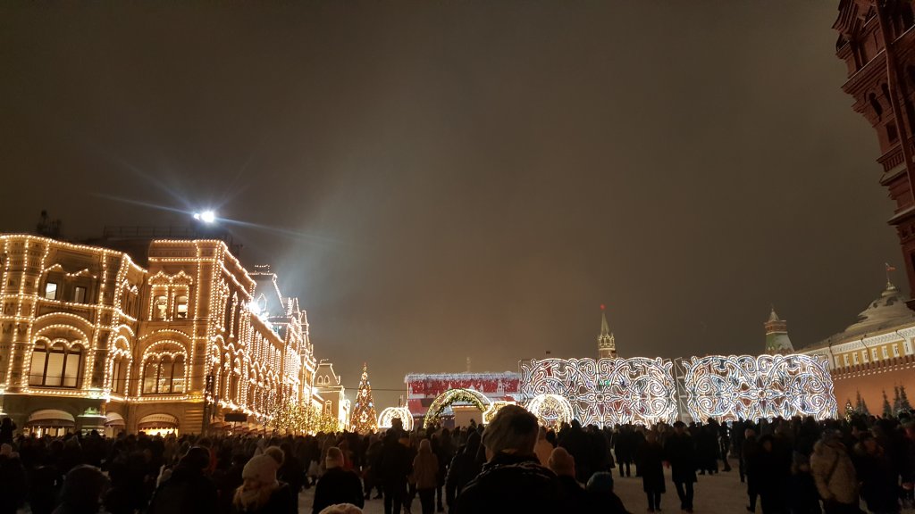 Новогодняя Москва 2019 год центр 3