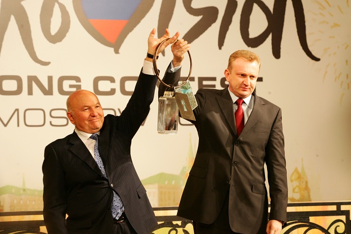 Юрий Михайлович Лужков. Евровидение. Москва. 2009