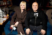 Валерия и Иосиф Пригожин торжественно открыли церемонию по случаю премьеры шоу «Суперпозиция» 