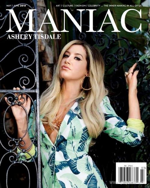 Эшли Тисдейл украсила обложку Maniac Magazine