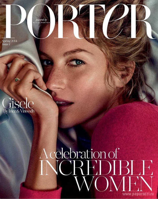 Ленивая фотосессия Жизель Будхен для Porter Magazine