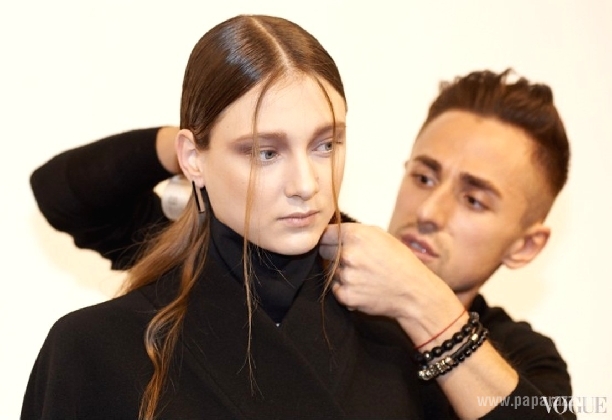 Backstage съемки Эвелины Самсончик для журнала  VOGUE