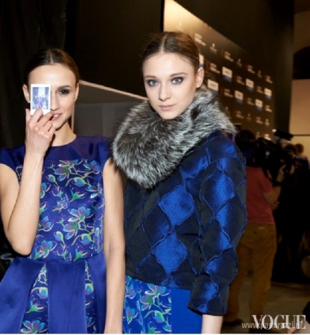 Backstage съемки Эвелины Самсончик для журнала  VOGUE