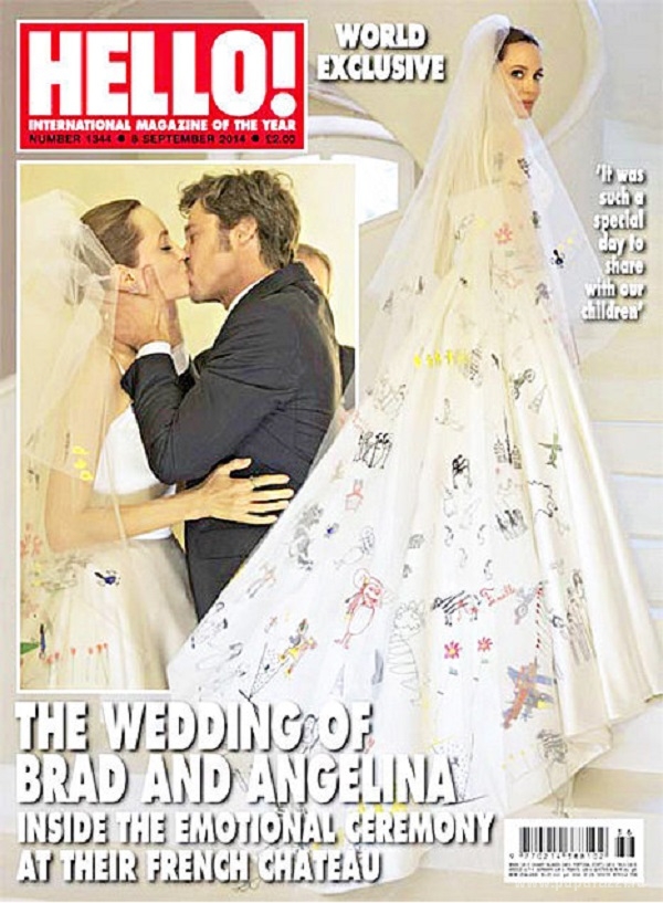В сети появились первые свадебные фото Анджелины Джоли и Брэда Питта