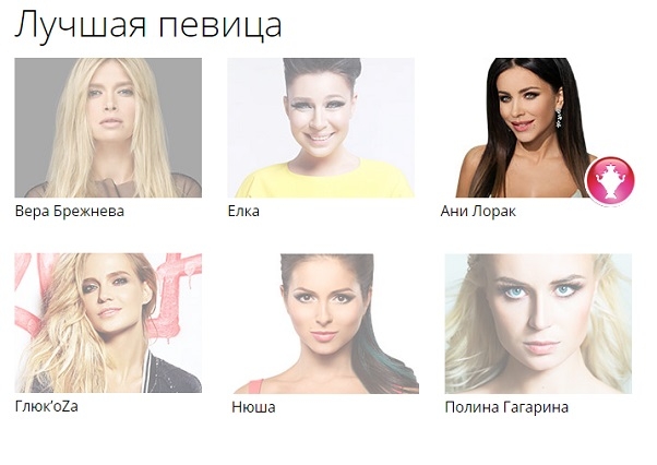 Лучшей певицей по версии Русской Музыкальной Премии стала гражданка Украины Ани Лорак