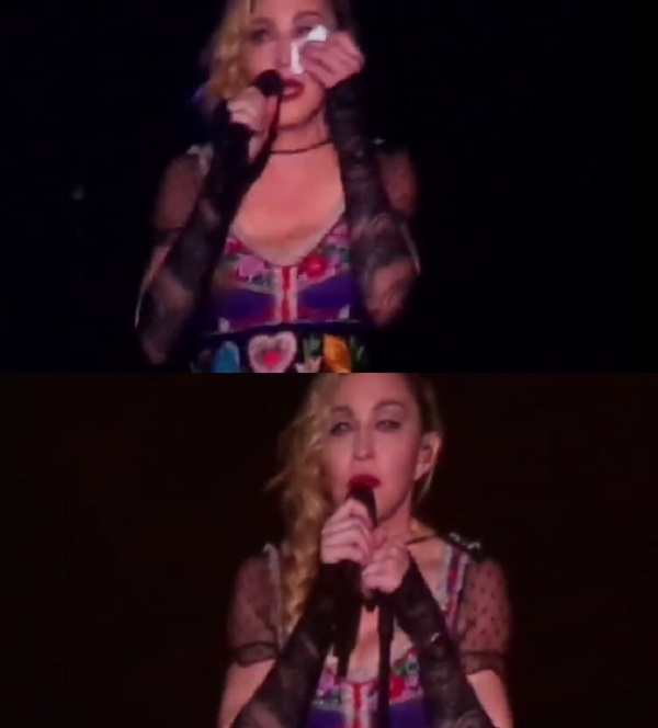 Террористы заставили Мадонну плакать на своем концерте
